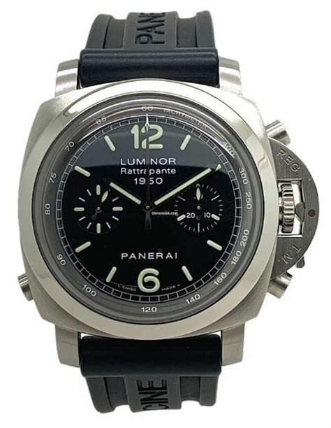 Panerai Luminor 1950 Rattrapante PAM 213 Watch Straps Review.